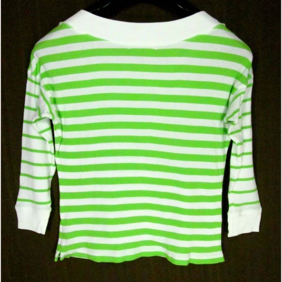 L-RL Lauren Active Sweater Size S Green Wh… - Picture 4 of 4